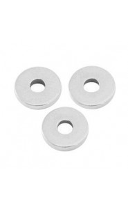 DQ metal disc bead 6x1mm Antique silver